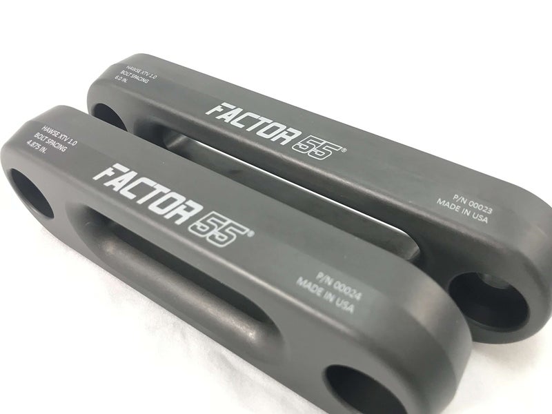 Factor 55 Aluminium Fairlead (UTV/ATV Hawe 6" Bolt Mount Spacing) - Image 3